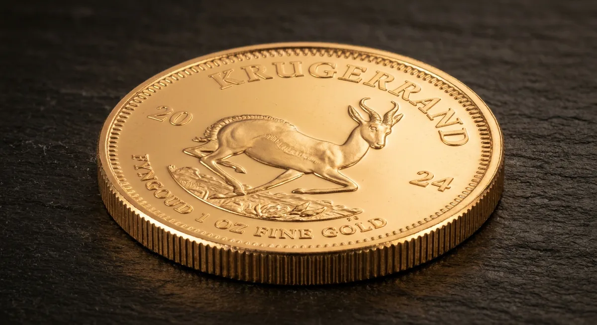 South African Krugerrand one ounce gold bullion coin