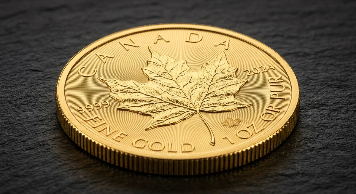 Canadian Gold Maple Leaf one ounce bullion coin