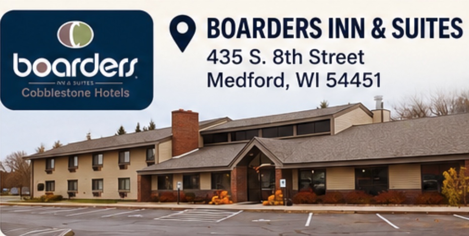 Boarders Inn & Suites — Medford, WI event location